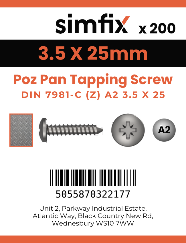 Simfix product label - 7981CA235025ZPK200-SIM