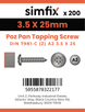 Simfix product label - 7981CA235025ZPK200-SIM