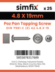 Simfix product label - 7981CA248019ZPK25-SIM