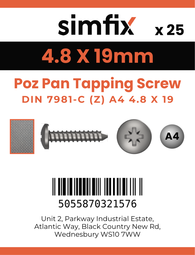 Simfix product label - 7981CA448019ZPK25-SIM