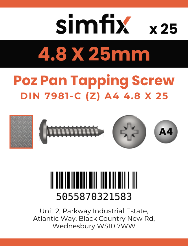 Simfix product label - 7981CA448025ZPK25-SIM