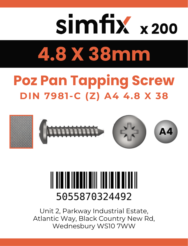 Simfix product label - 7981CA448038ZPK200-SIM