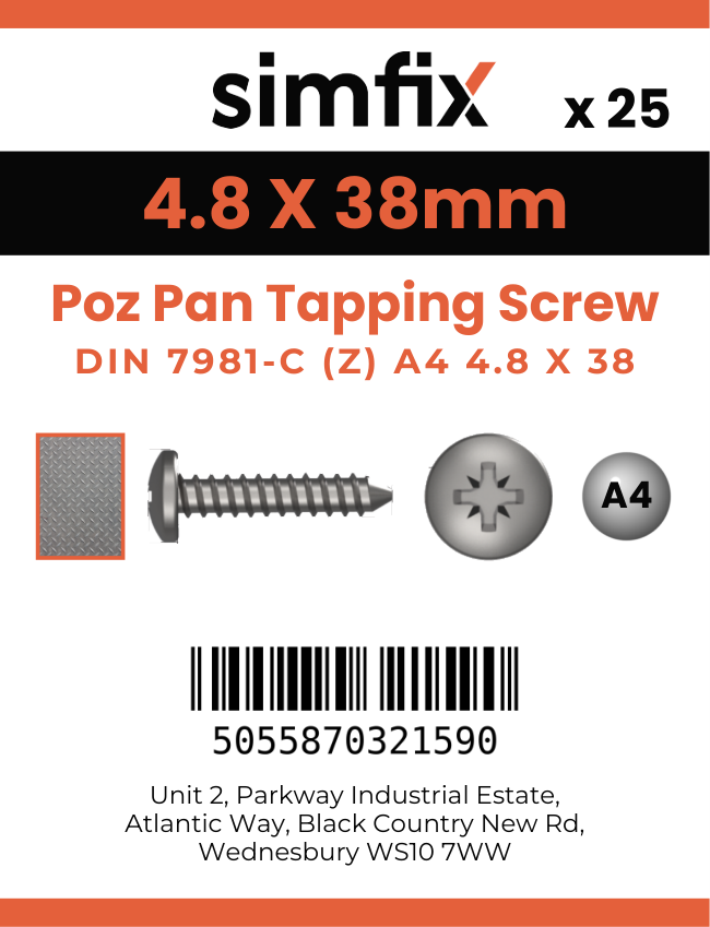 Simfix product label - 7981CA448038ZPK25-SIM