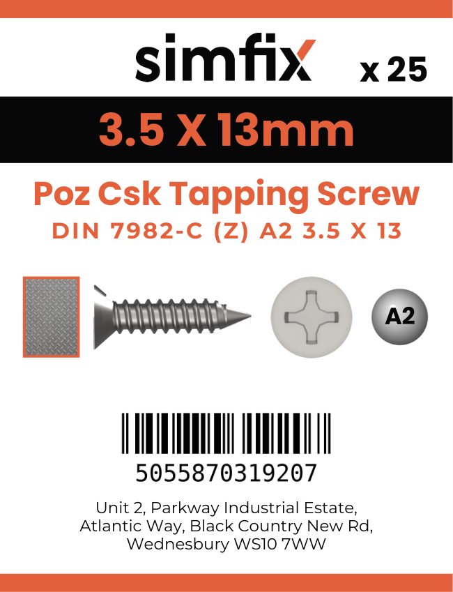 Simfix product label - 7982CA235013ZPK25-SIM