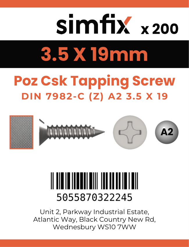 Simfix product label - 7982CA235019ZPK200-SIM