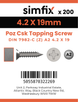 Simfix product label - 7982CA242019ZPK200-SIM