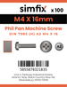Simfix product label - 7985A204016PK100-SIM