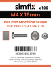 Simfix product label - 7985A204016ZPK100-SIM