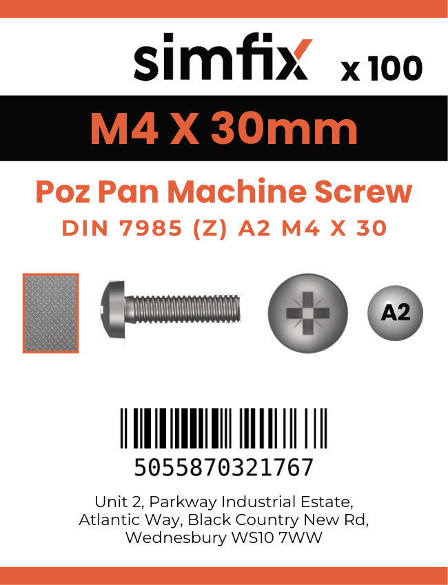 Simfix product label - 7985A204030ZPK100-SIM