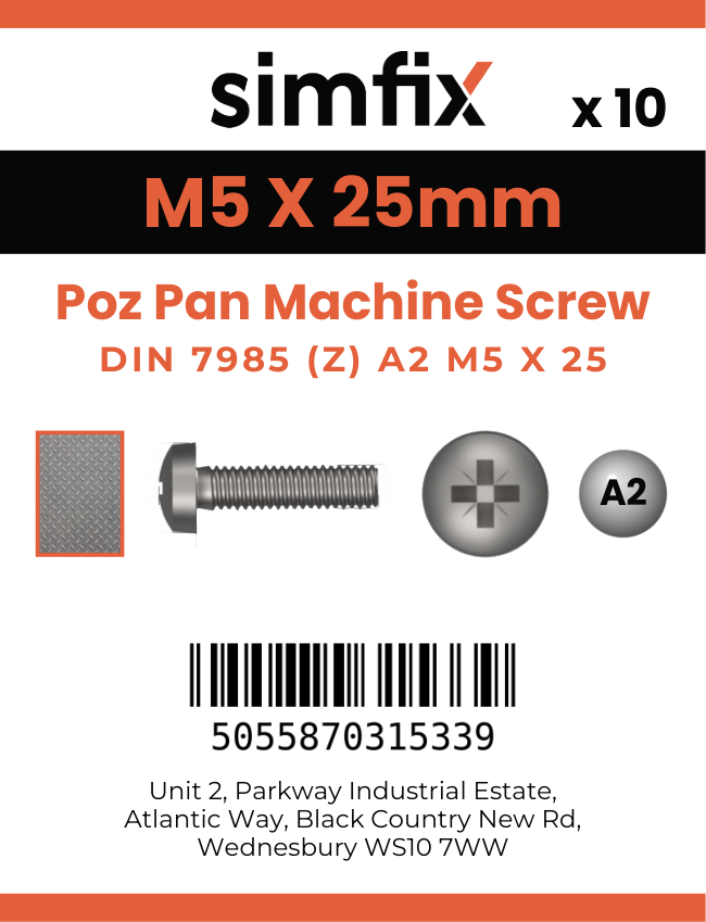 Simfix product label - 7985A205025ZPK10-SIM