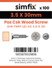 Simfix product label - 7997A235030PK100-SIM