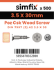 Simfix product label - 7997A235030PK500-SIM