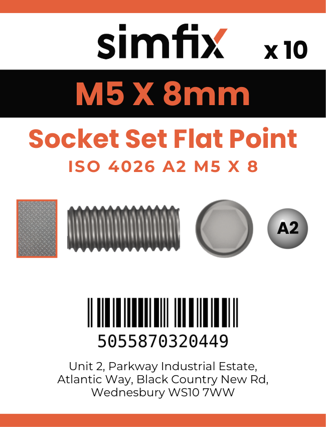 Simfix product label - 913A205008PK10-SIM