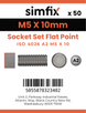 Simfix product label - 913A205010PK50-SIM