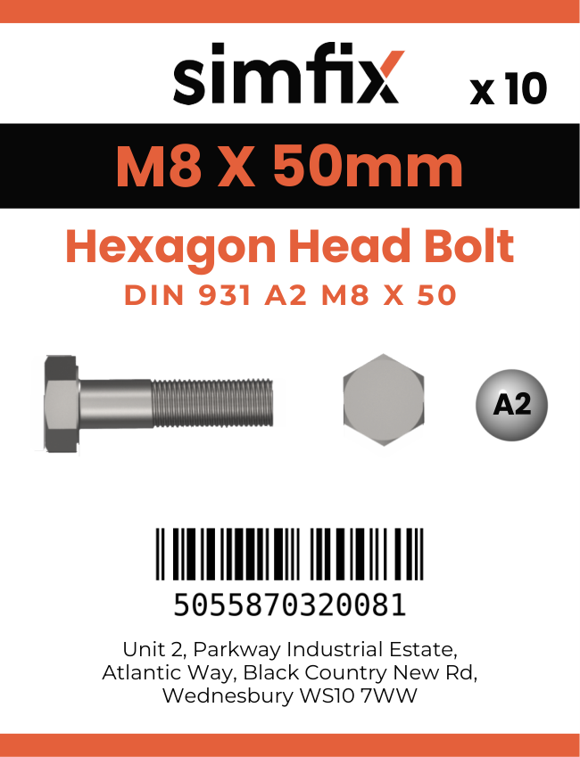 Simfix product label - 931A20805070PK10-SIM