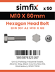 Simfix product label - 931A21006070PK50-SIM