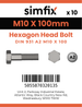 Simfix product label - 931A21010070PK10-SIM