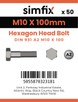 Simfix product label - 931A21010070PK50-SIM
