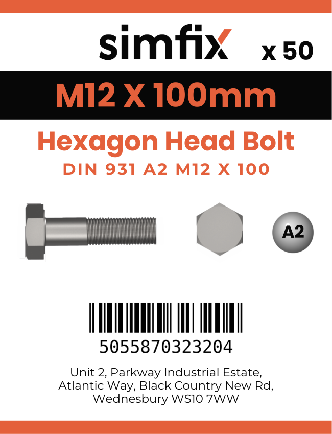 Simfix product label - 931A21210070PK50-SIM