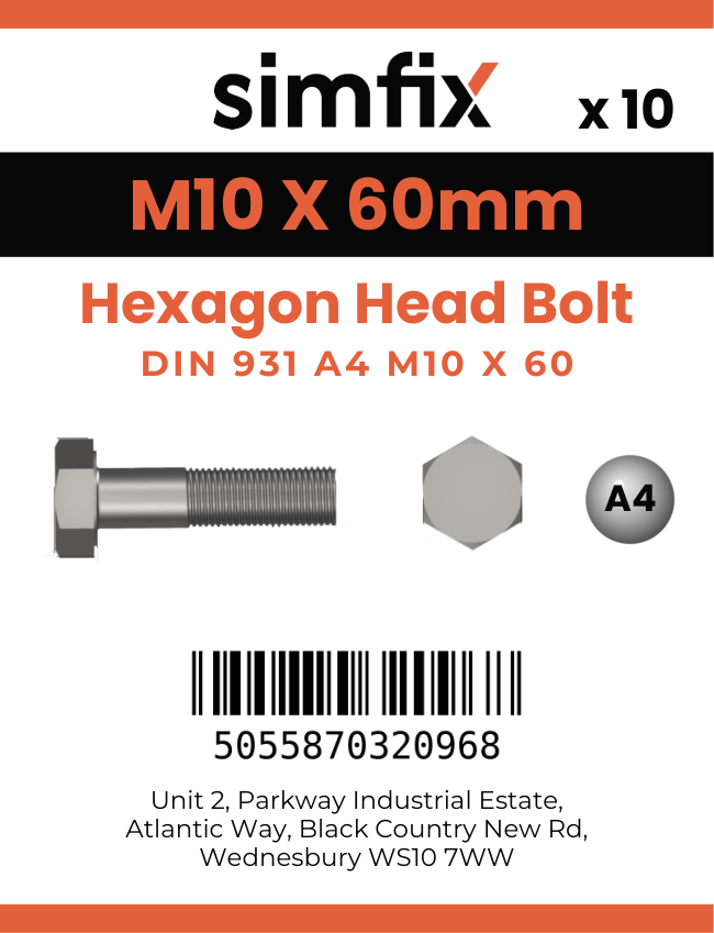 Simfix product label - 931A41006070PK10-SIM