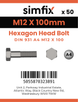 Simfix product label - 931A41210070PK50-SIM