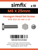 Simfix product label - 933A20602570PK10-SIM