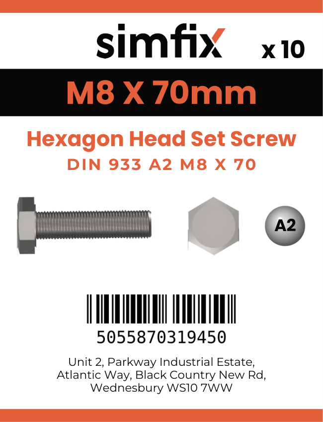 Simfix product label - 933A20807070PK10-SIM