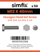 Simfix product label - 933A21204070PK50-SIM