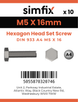 Simfix product label - 933A40501670PK10-SIM