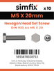 Simfix product label - 933A40502070PK10-SIM