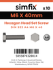 Simfix product label - 933A40604070PK10-SIM