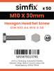 Simfix product label - 933A41003070PK50-SIM