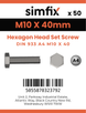 Simfix product label - 933A41004070PK50-SIM