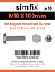 Simfix product label - 933A41010070PK10-SIM