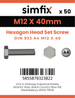 Simfix product label - 933A41204080PK50-SIM