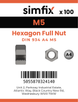 Simfix product label - 934A4005080PK100-SIM