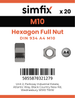 Simfix product label - 934A4010080PK20-SIM