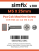 Simfix product label - 965A205025ZPK100-SIM