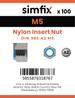Simfix product label - 985A205PK100-SIM