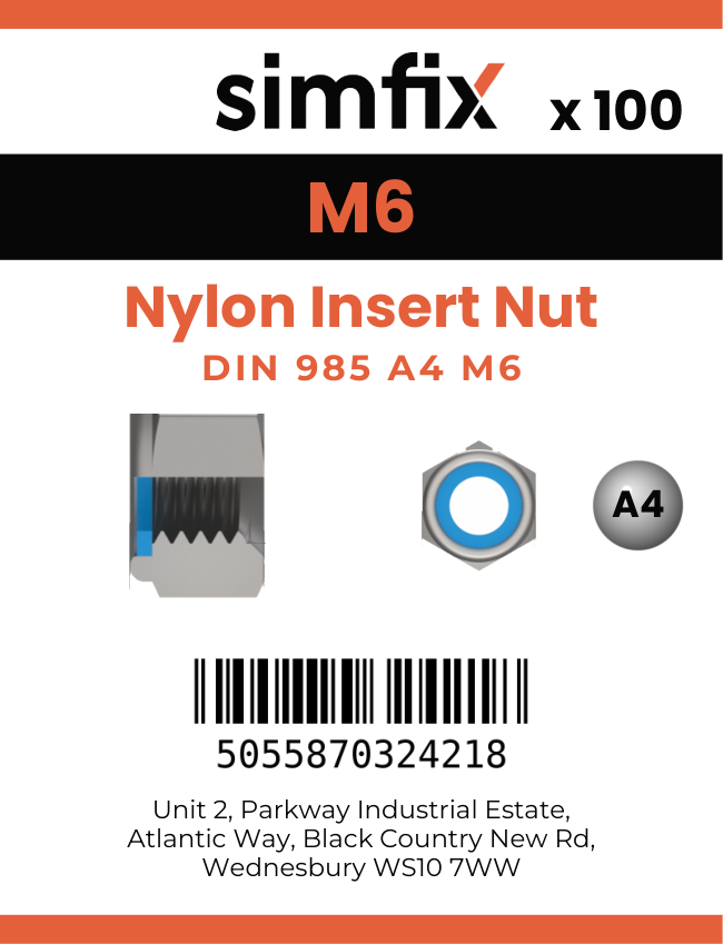 Simfix product label - 985A406PK100-SIM