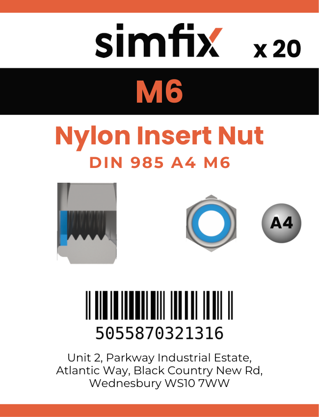 Simfix product label - 985A406PK20-SIM