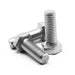 Hexagon head set screw, fully threaded, A2 (304) stainless steel