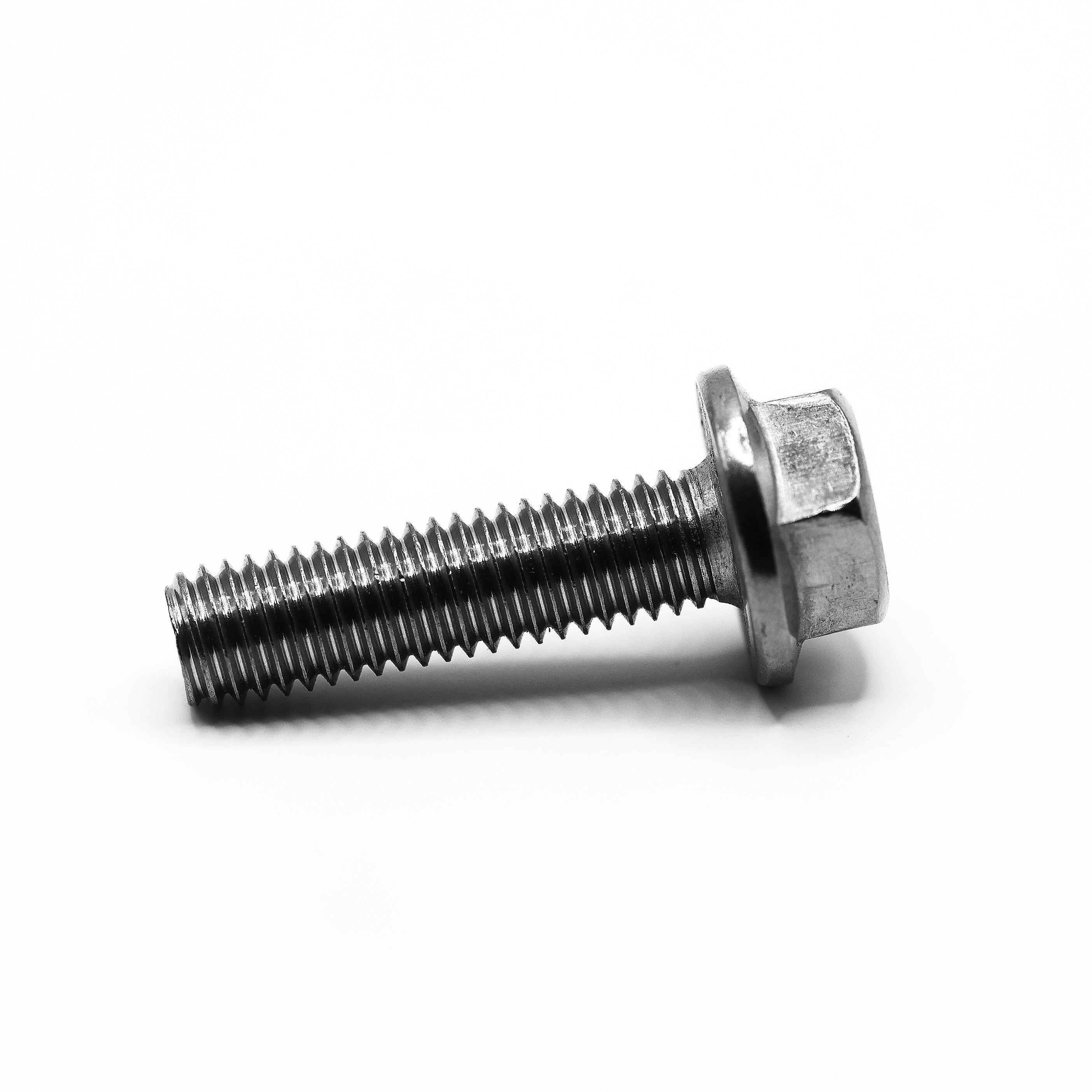 M8 x 25mm hex flange screw A2 stainless DIN 6921