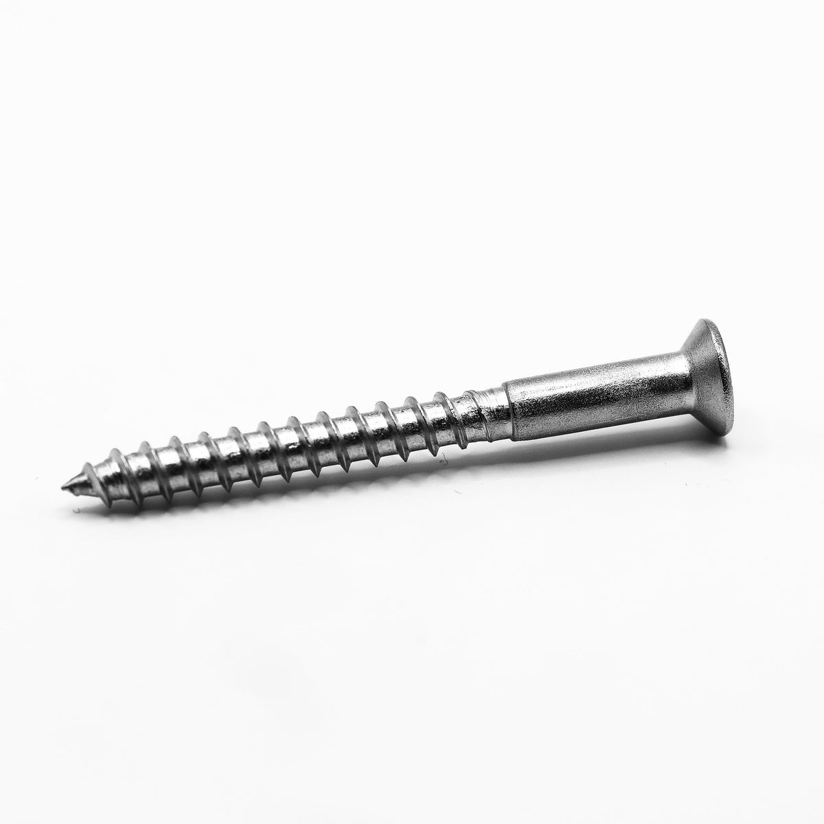 4.0mm x 50mm pozi countersunk wood screw A2 stainless DIN 7997