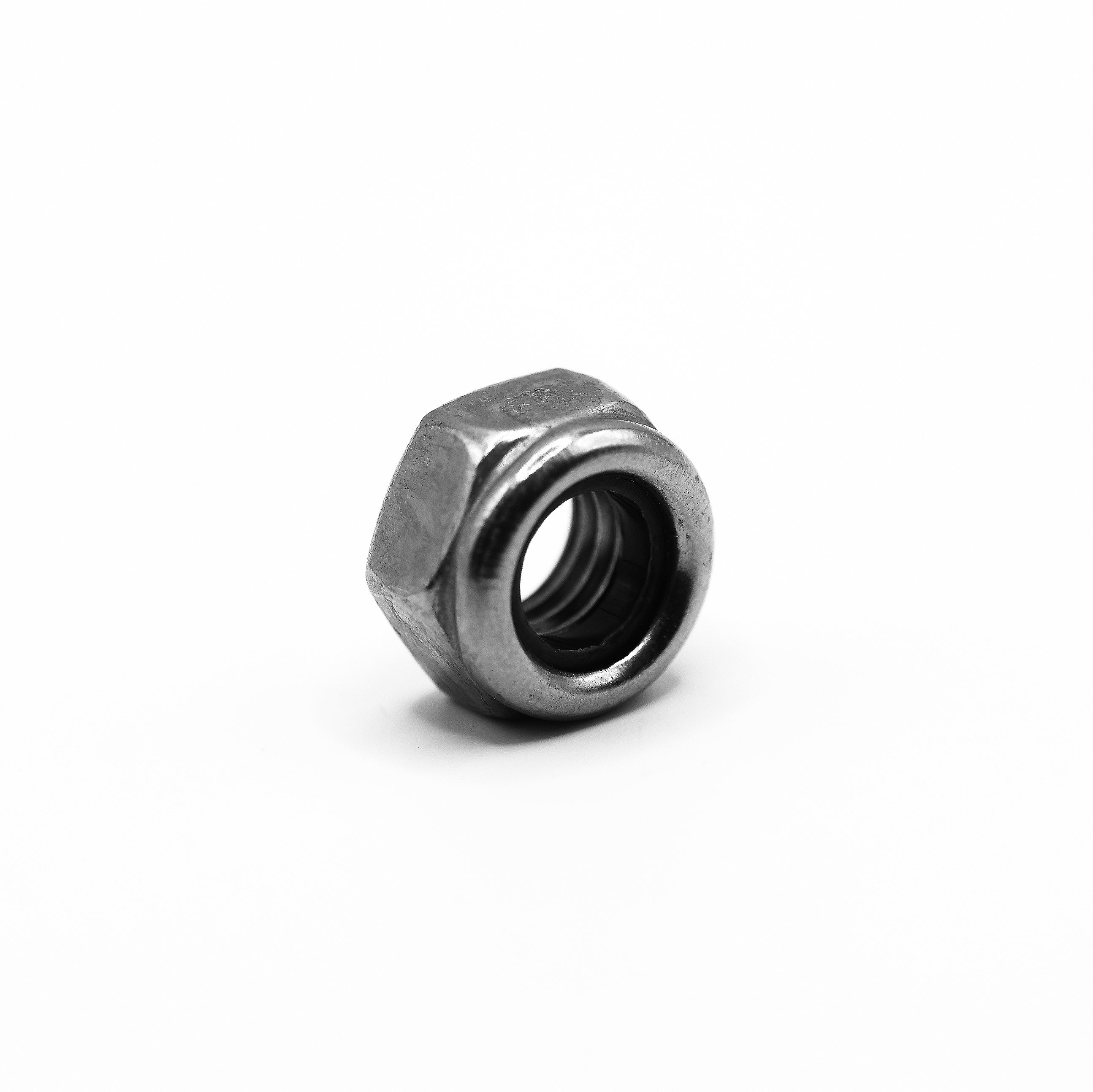 M8 nyloc nut A2 stainless DIN 985