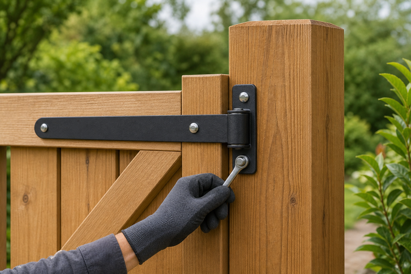 Stainless fixings for fencing, gates and outdoor structures