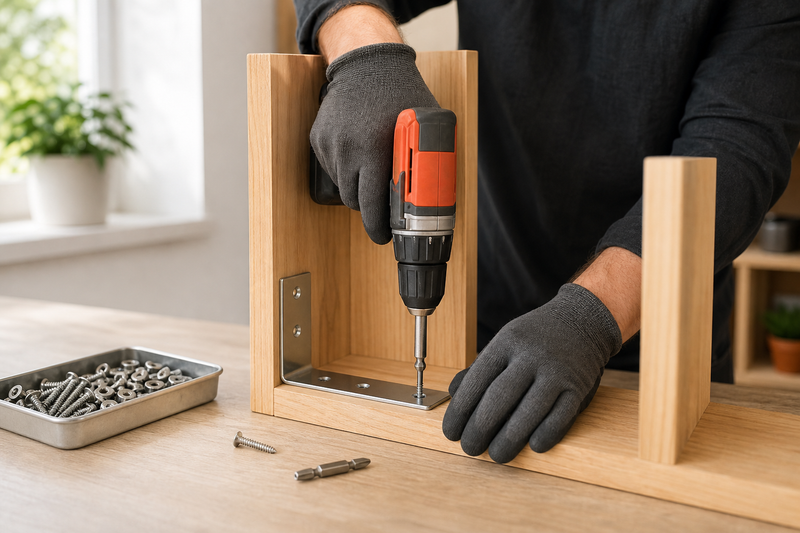 Stainless fixings for general DIY and home repair