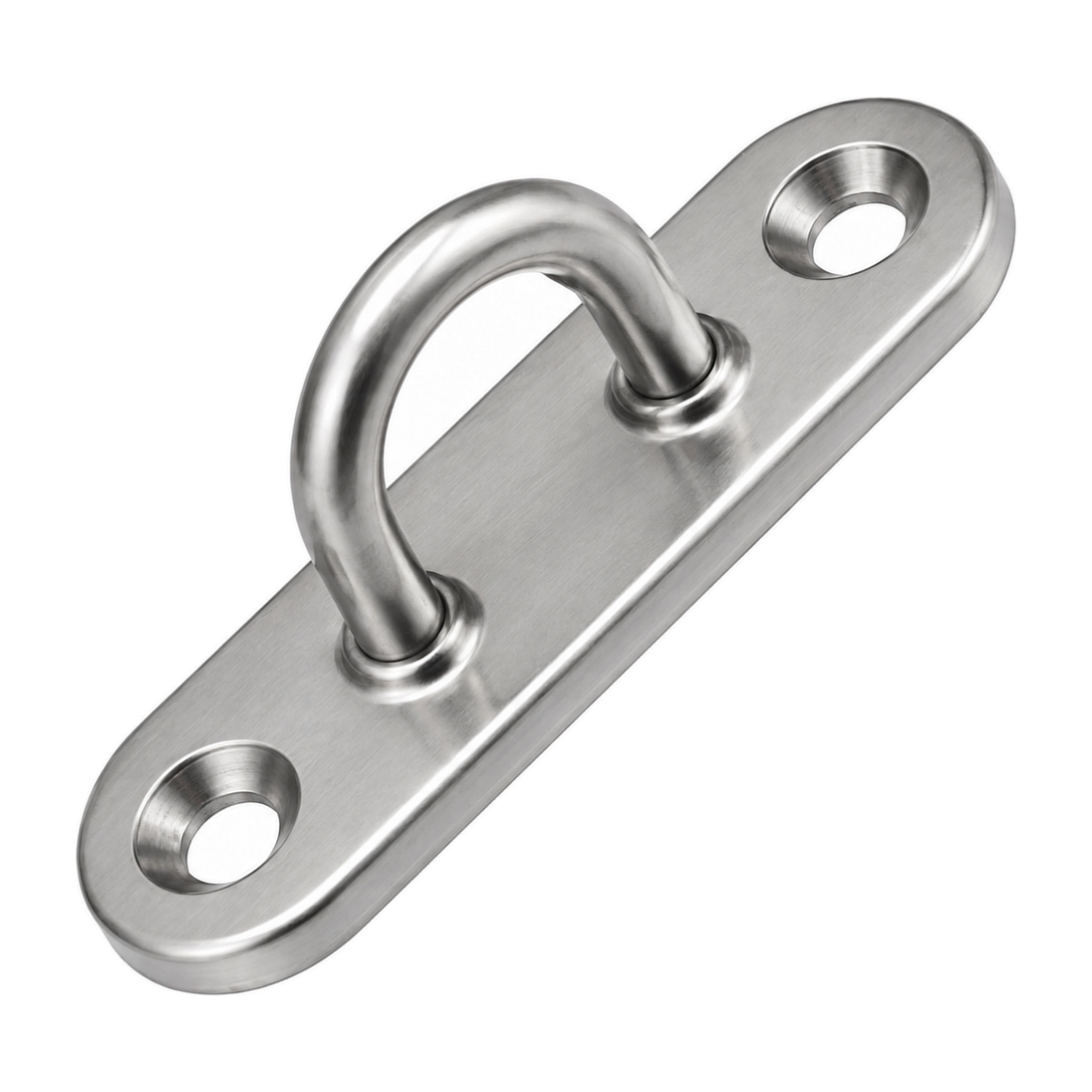 Pad eye with oblong base, A4 (316) stainless steel