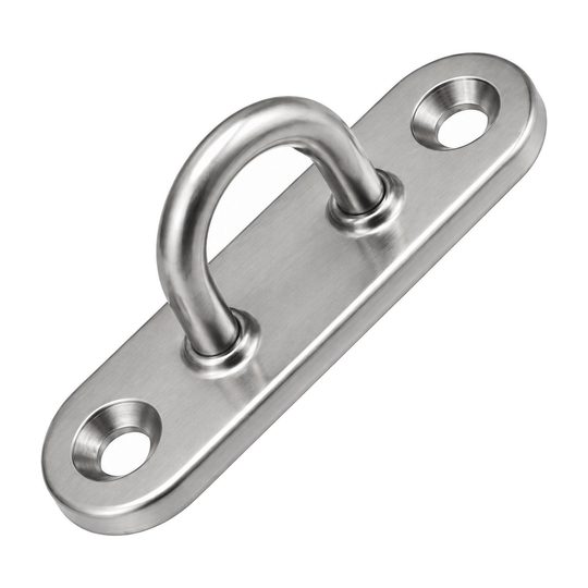 Pad eye with oblong base, A4 (316) stainless steel
