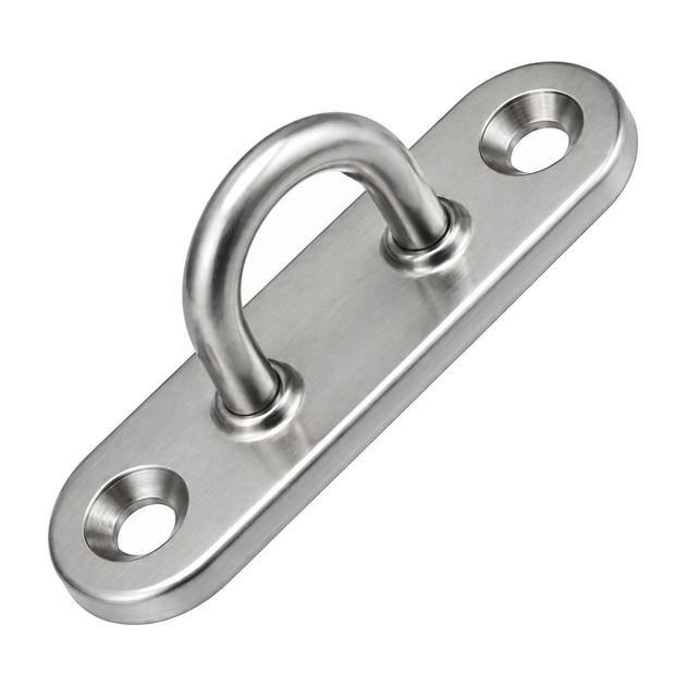 Pad eye with oblong base, A4 (316) stainless steel